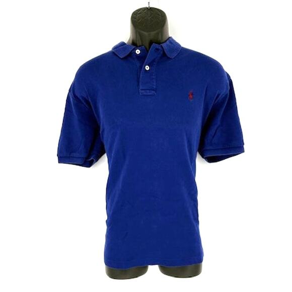 Polo Ralph Lauren Other - Polo Ralph Lauren Dark Blue Classic Polo, Maroon Embroidered Pony – Large